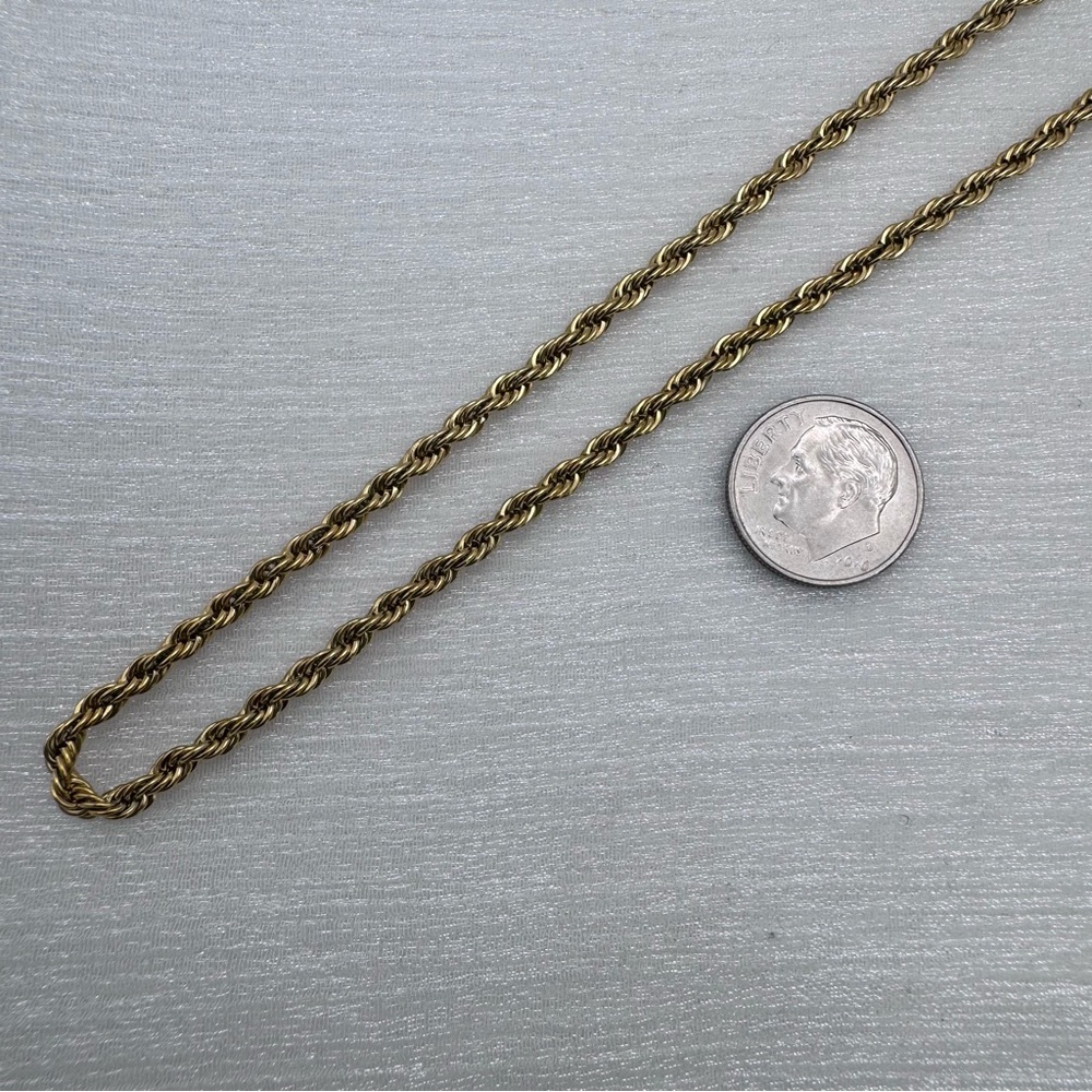 2mm | Gold | Twisted Rope Chain - Picture 4 of 4